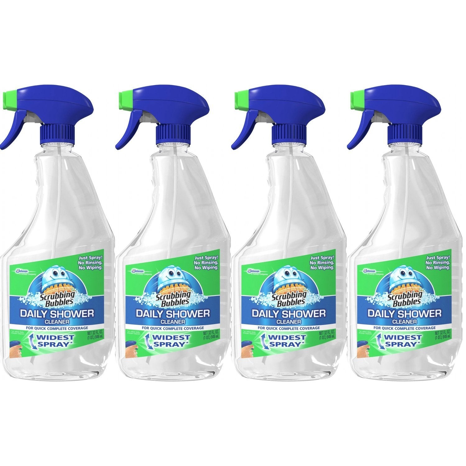 Scrubbing Bubbles Daily Shower Cleaner, 32.0 fl. oz. (4)