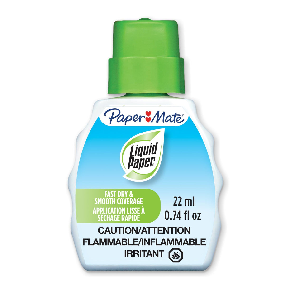 Paper Mate Liquid Paper Fast Dry Correction Fluid, 22 ml, 3 Count