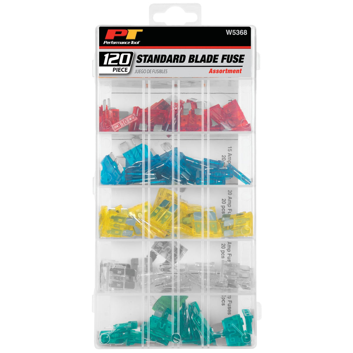 Performance Tool W5368 Performance Tool ATO Fuse Assortment - 120 Piece