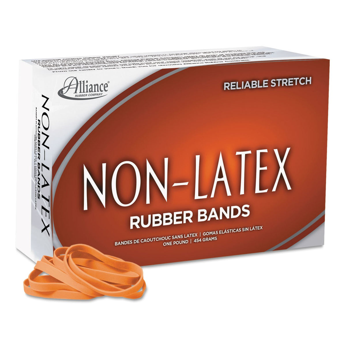 Alliance® Rubber Sterling® Rubber Bands, No. 64, 1 lb, Box Of 380