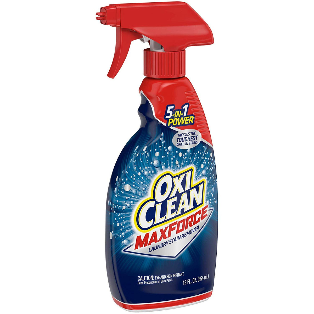 OxiClean Max Force Laundry Stain Remover, 12oz Spray Bottle