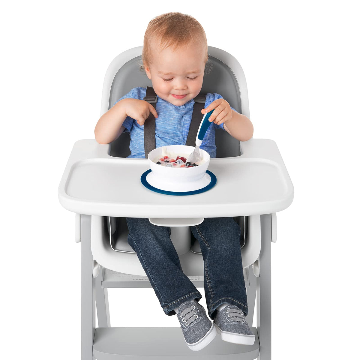 OXO Tot Stick & Stay Suction Bowl - Navy
