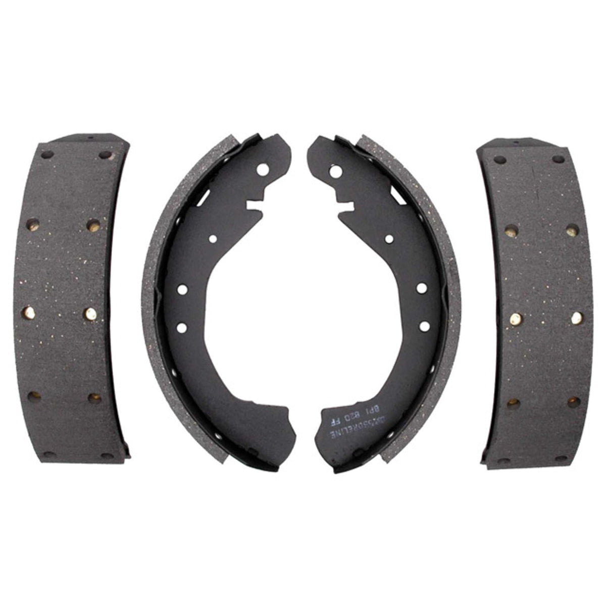 ACDelco Gold 17593R Riveted Rear Drum Brake Shoe Set