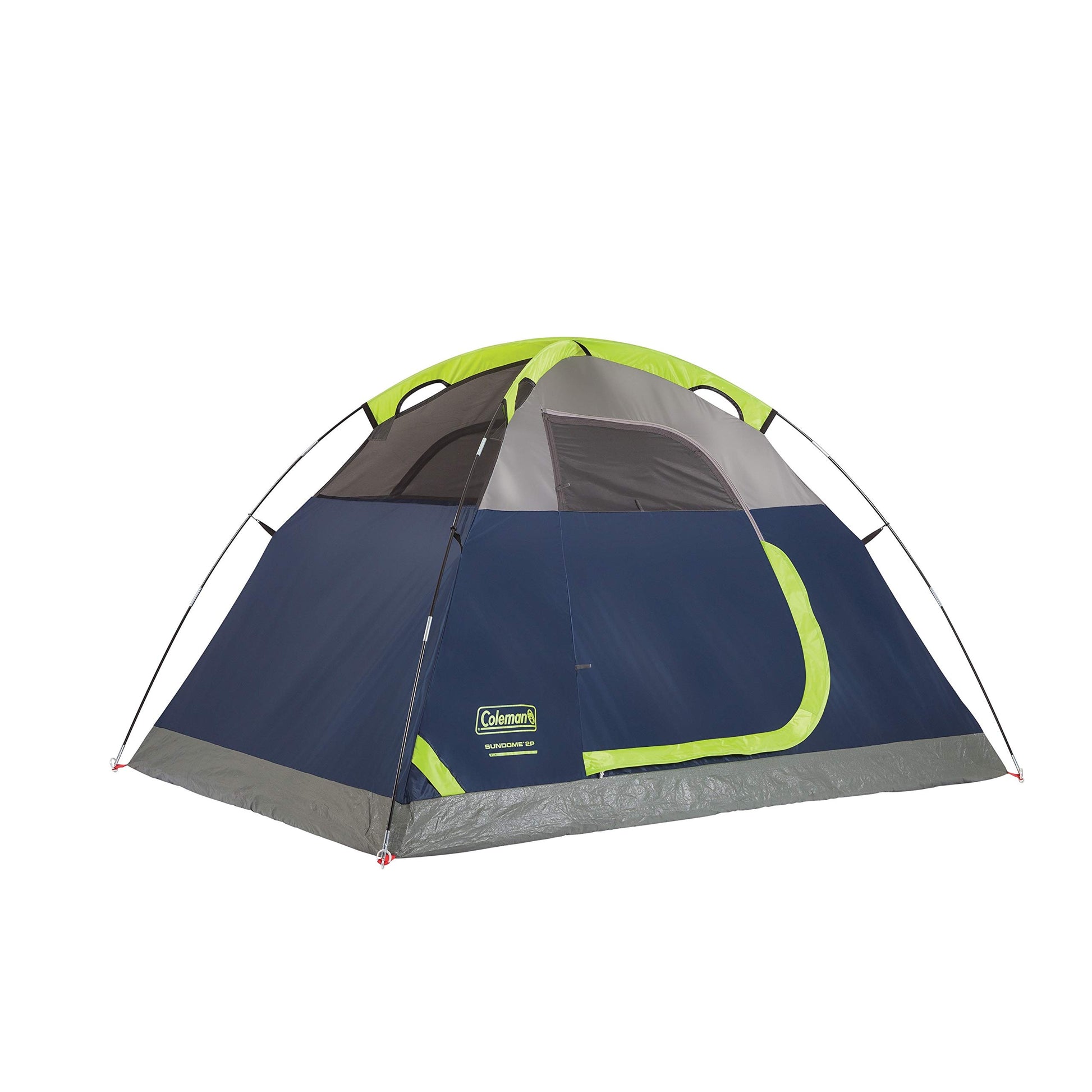 Coleman Sundome Camping Tent with Rainfly, 2/3/4/6 Person Tent Sets Up in 10 Mins, Weatherproof Shelter for Camping, Festivals, Backyard, Sleepovers, & More