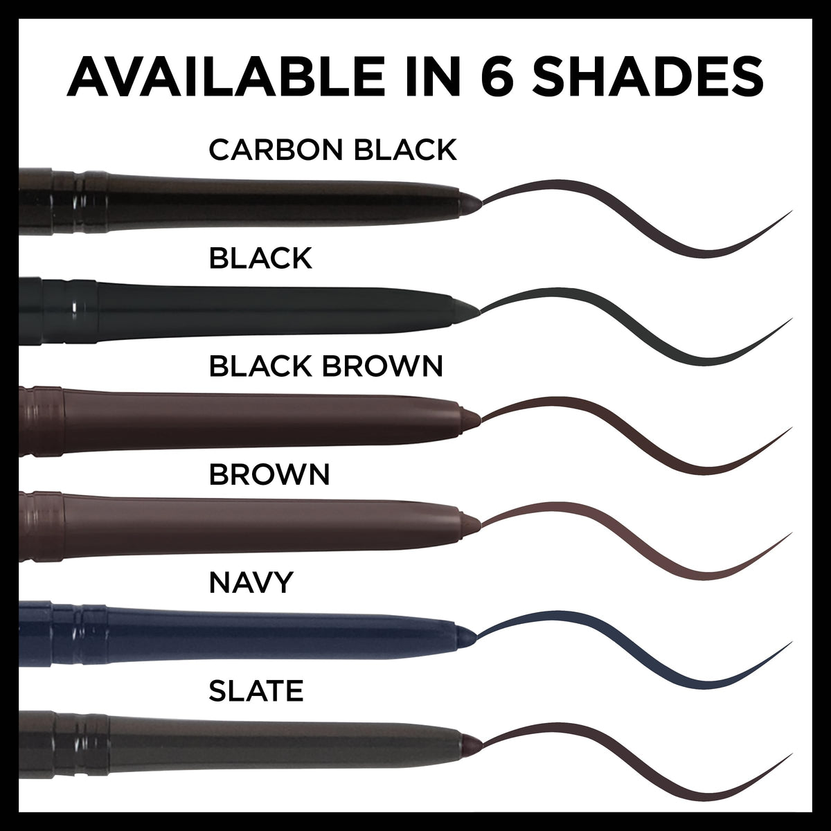 L'Oreal Paris Makeup Infallible Never Fail Original Mechanical Pencil Eyeliner with Built in Sharpener, Black Brown, 0.008 oz., 1 Count