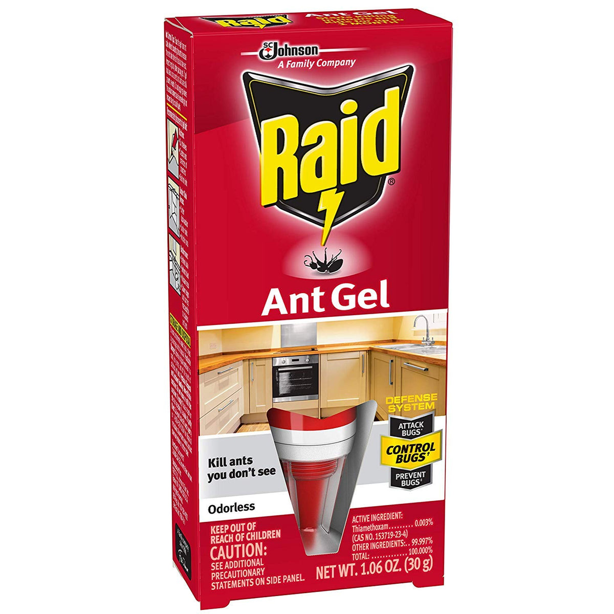 Raid Ant Gel Precision Bait,1.06 Ounce (Pack of 3)