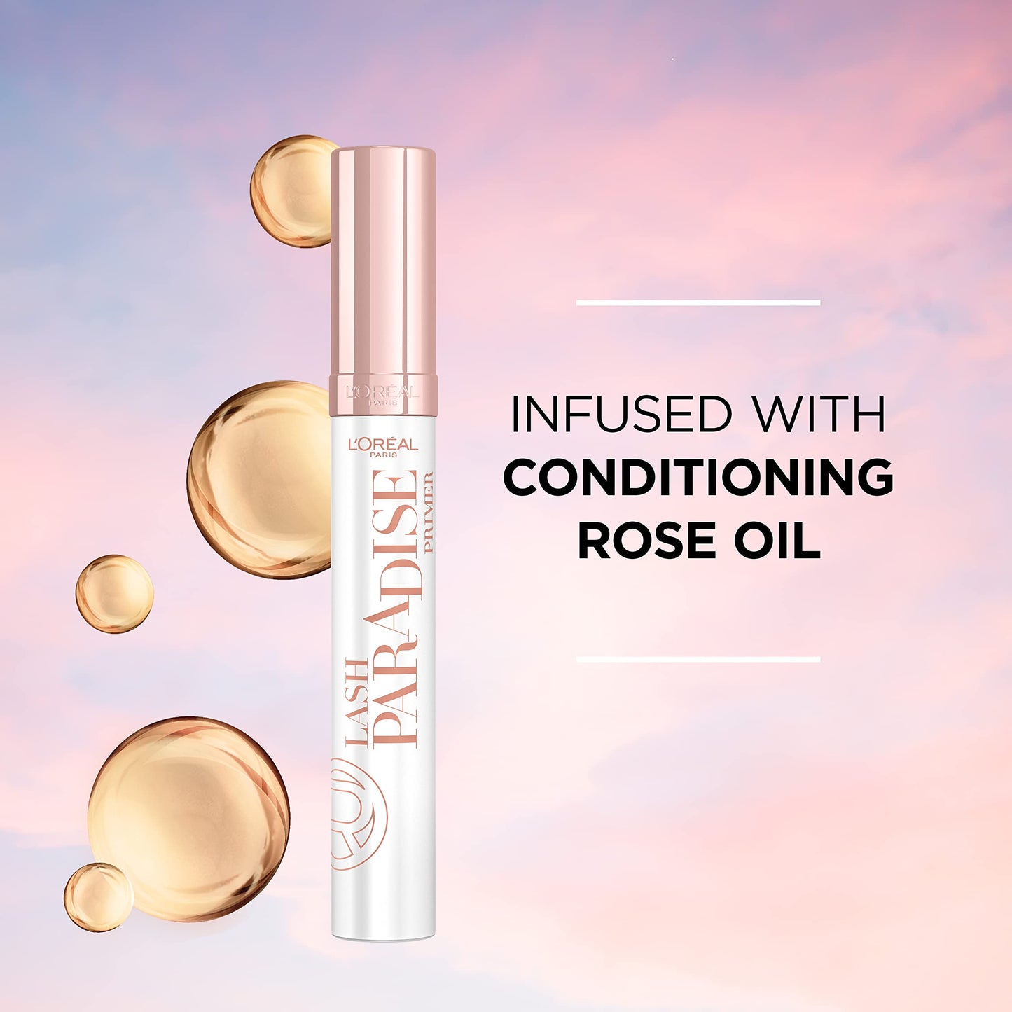 L'Oreal Paris Cosmetics Voluminous Lash Paradise Mascara Primer Base, Millennial Pink, 0.27 Fluid Ounce, Packaging May Vary