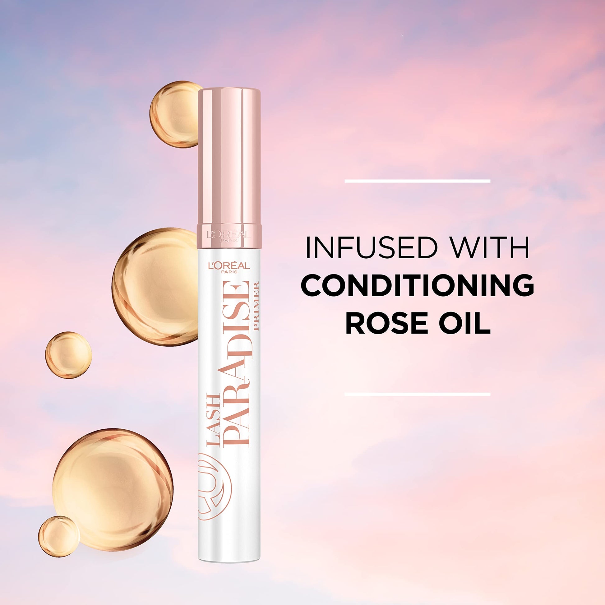 L'Oreal Paris Cosmetics Voluminous Lash Paradise Mascara Primer Base, Millennial Pink, 0.27 Fluid Ounce, Packaging May Vary