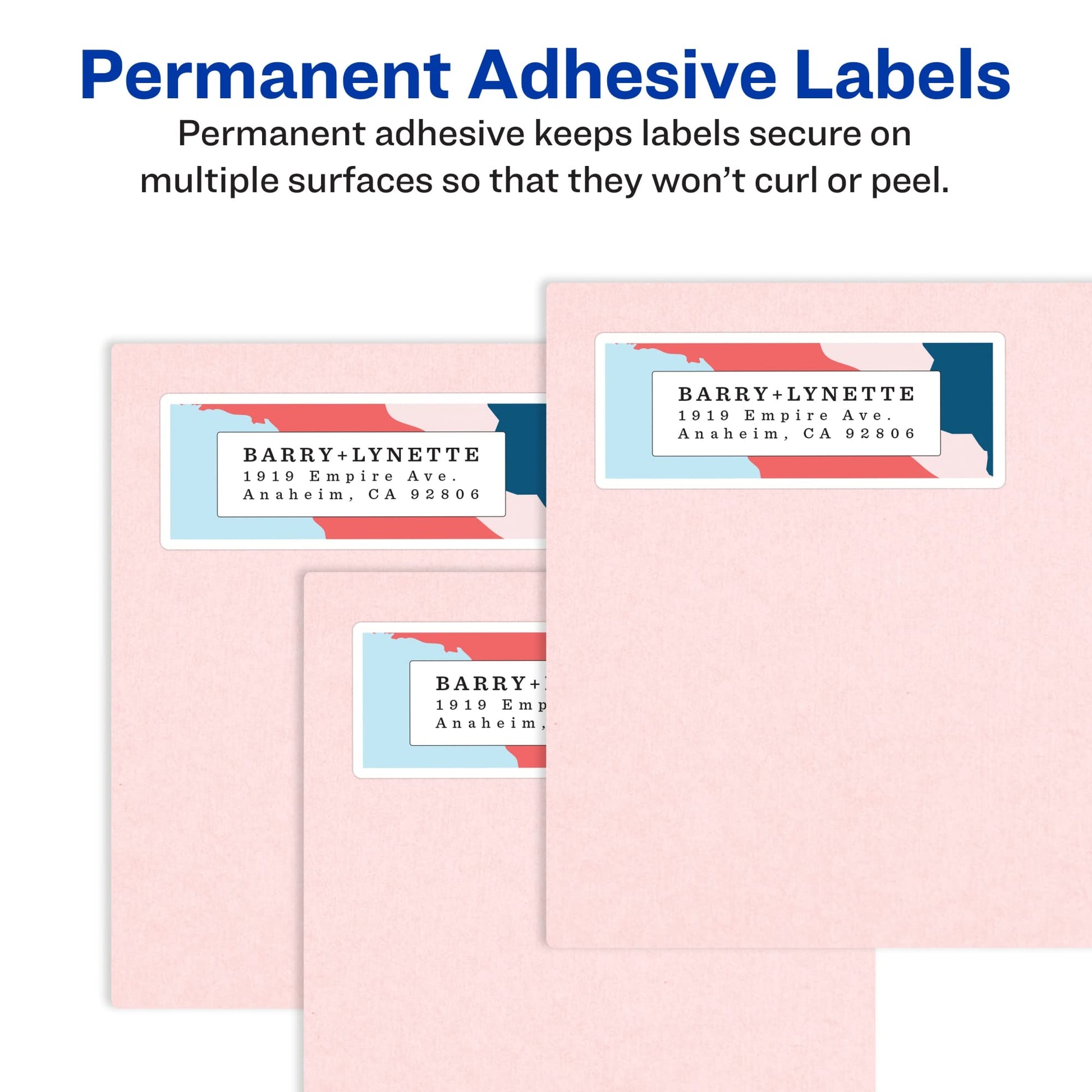 Avery Printable Shipping Labels, 4" x 6", White, 20 Blank Address Labels (05292)