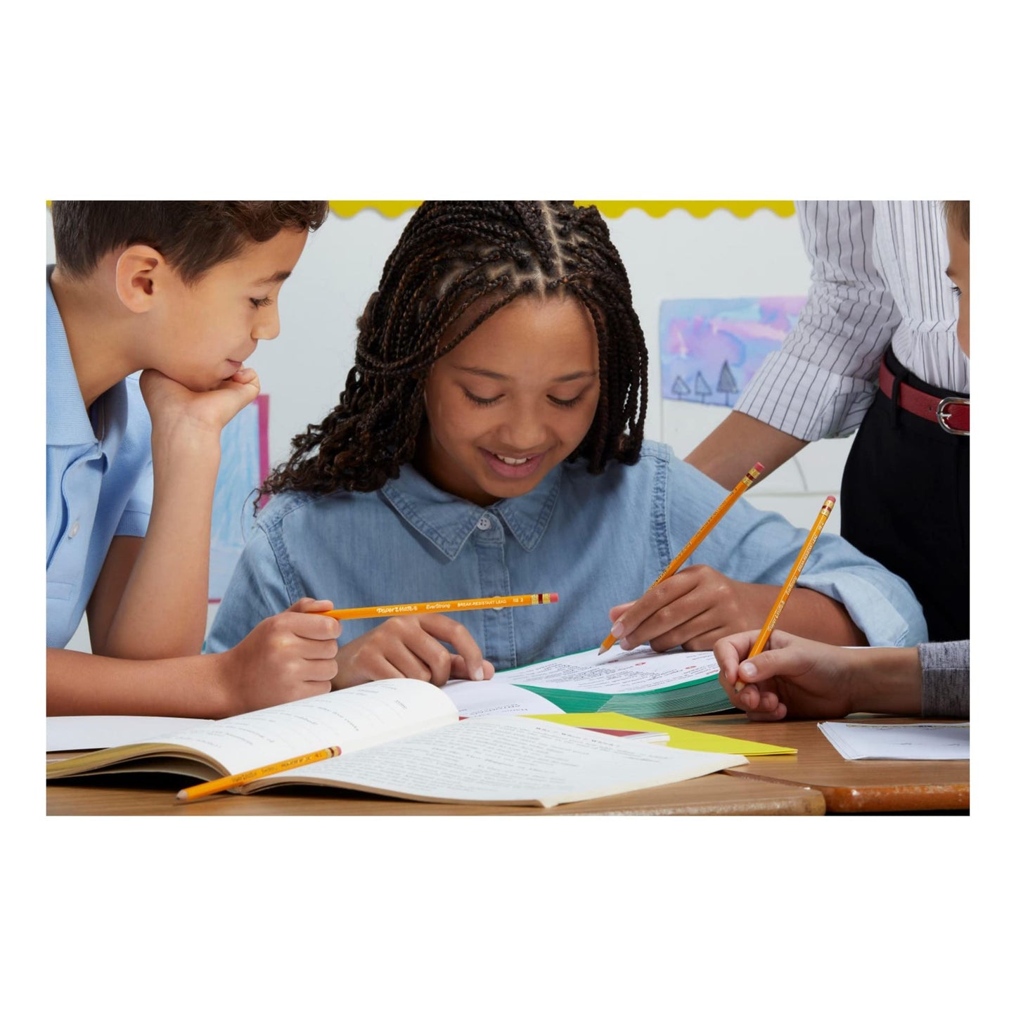 Paper Mate® Everstrong Break-Resistant Pencils, #2 HB Lead, Pack Of 12 Pencils