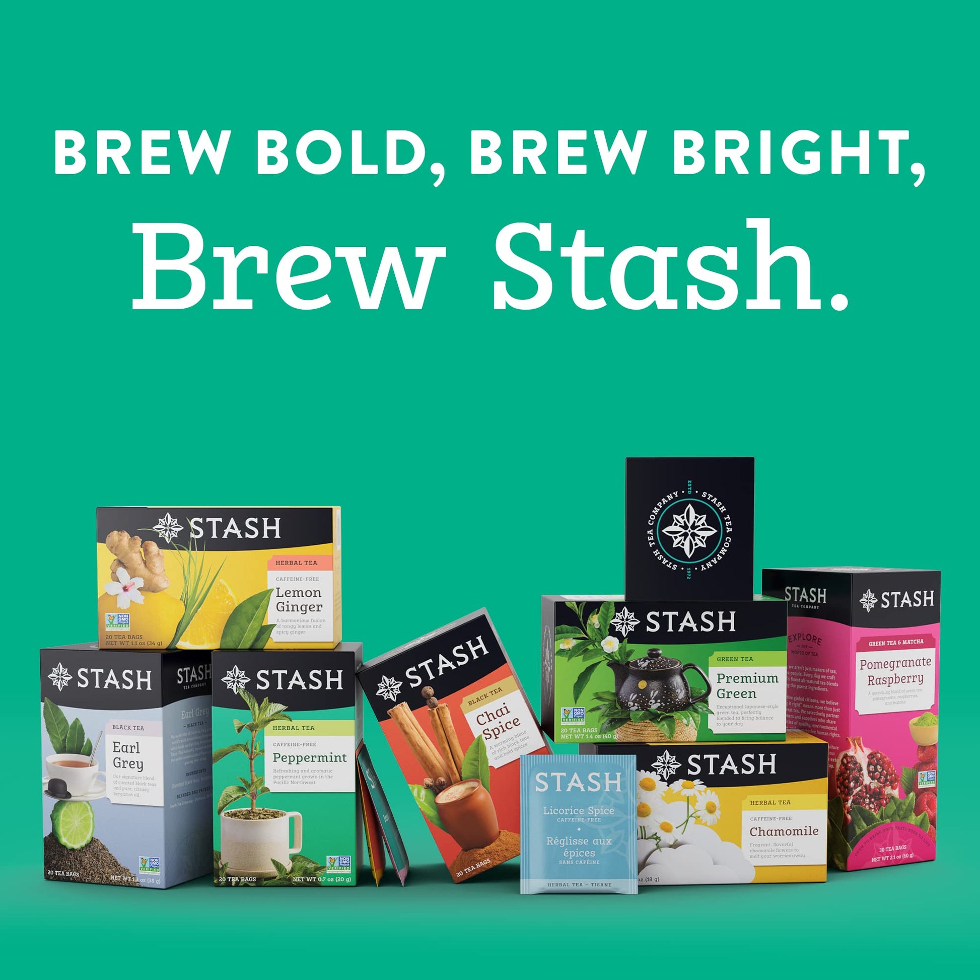 Stash Tea Breakfast In Paris Black Tea - Caffeinated, Non-GMO Project Verified Premium Tea with No Artificial Ingredients, 18 Count (Pack of 6) - 108 Bags Total