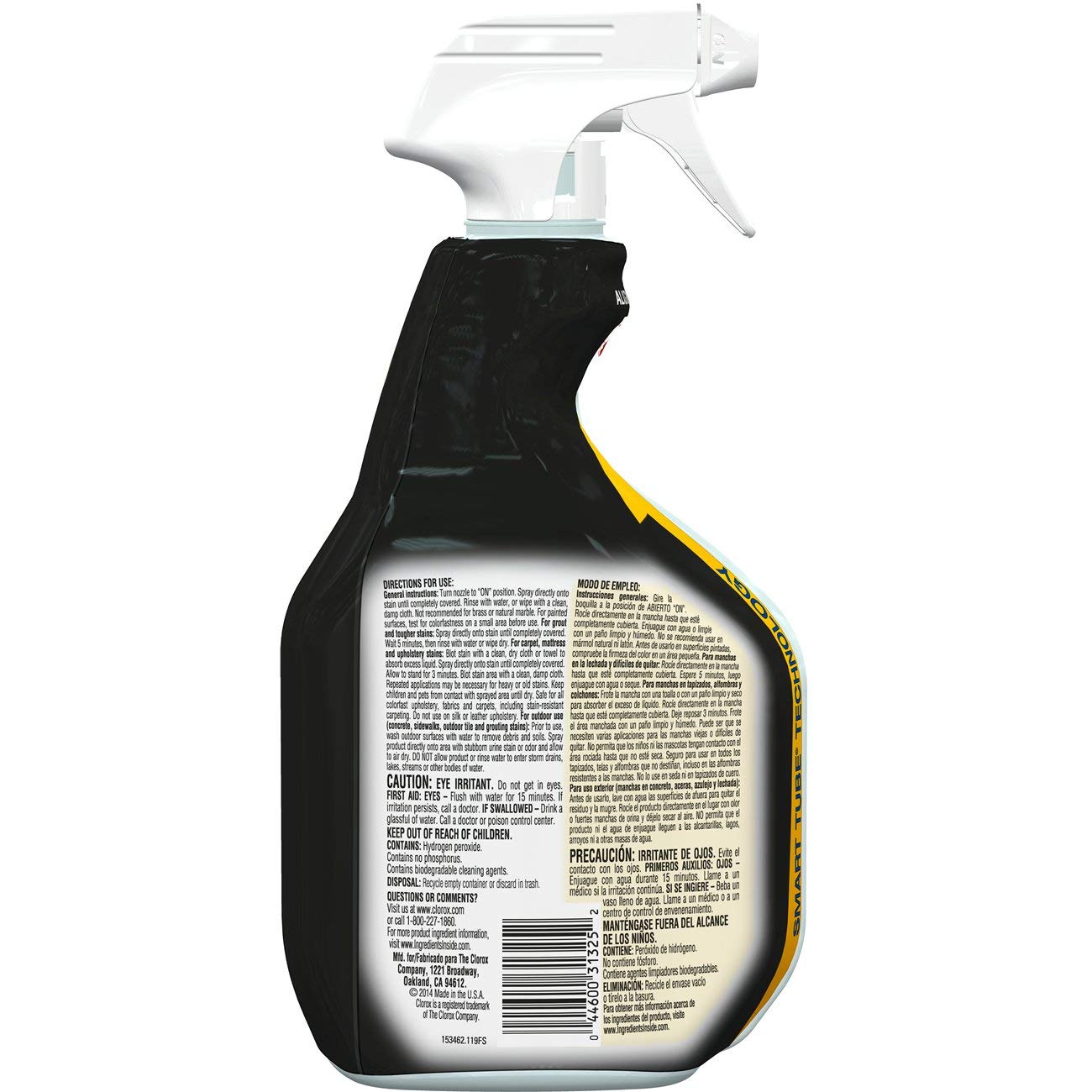 Clorox Urine Remover for Stains and Odors, Spray Bottle, 32 Ounces, Pack of Two