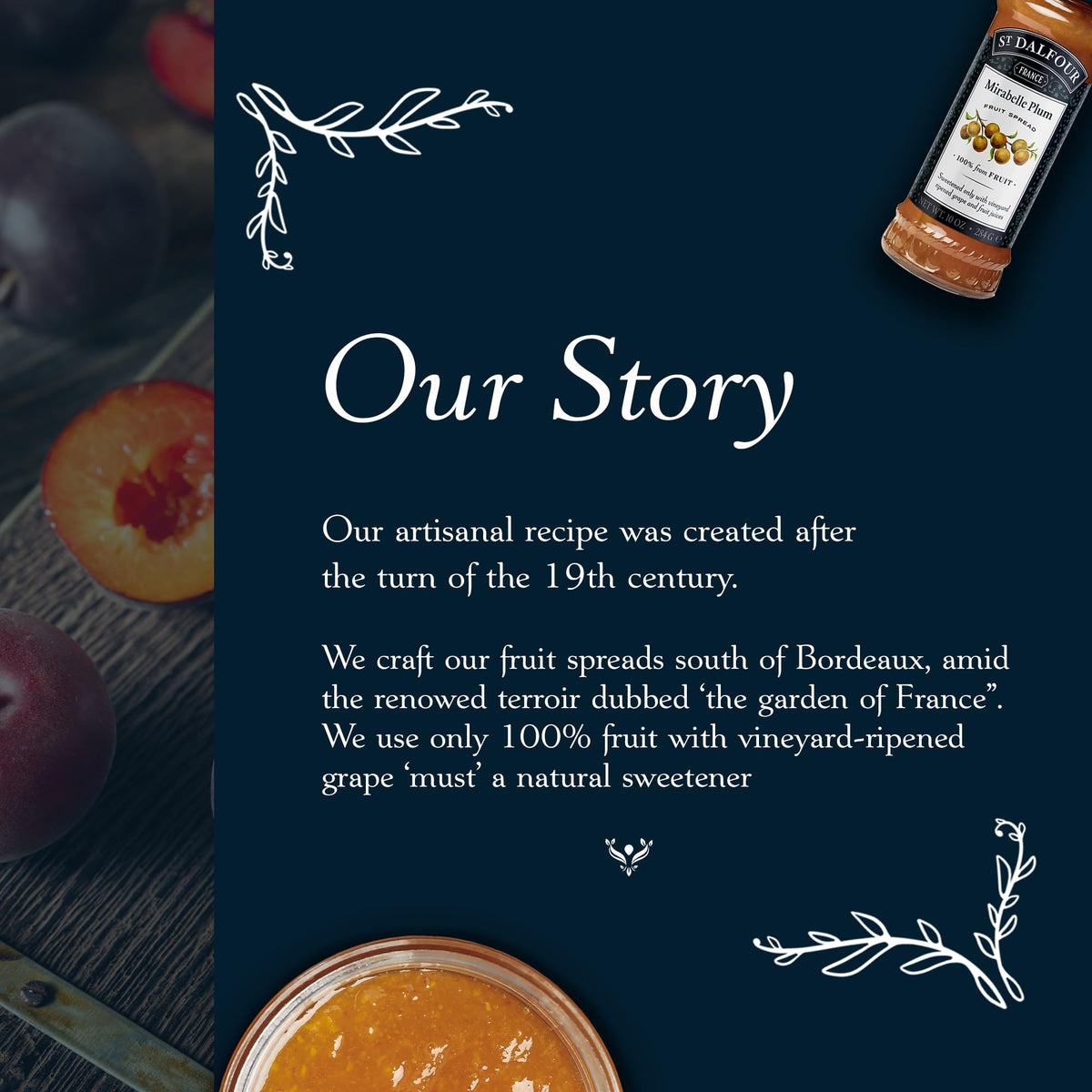 St. Dalfour Mirabelle Plum Jam 284g