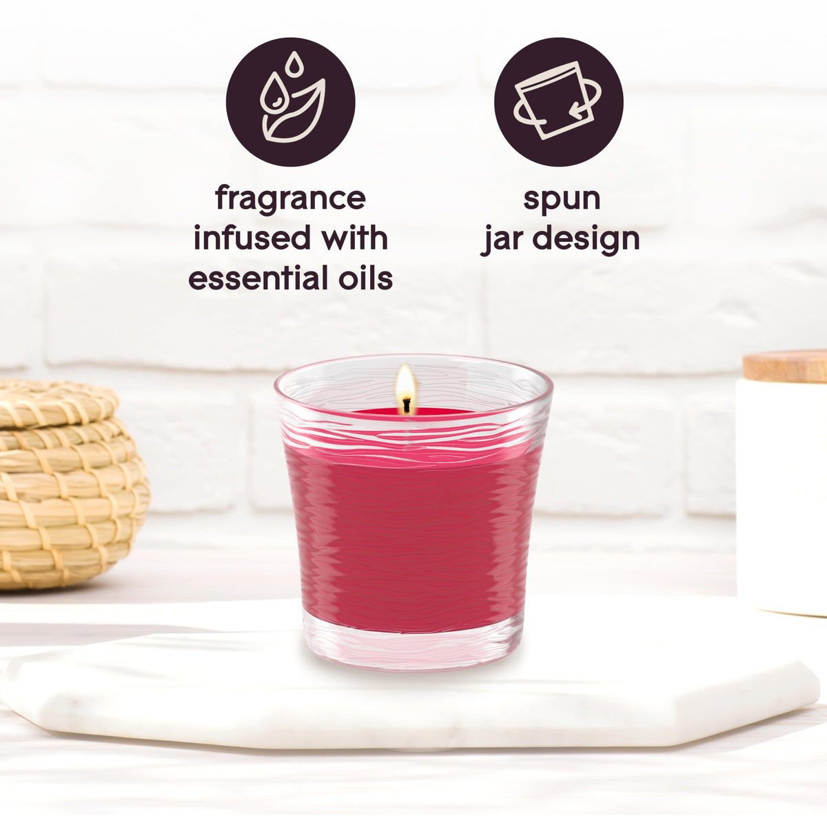 GLADE Apple Cinnamon Candle Air Freshener