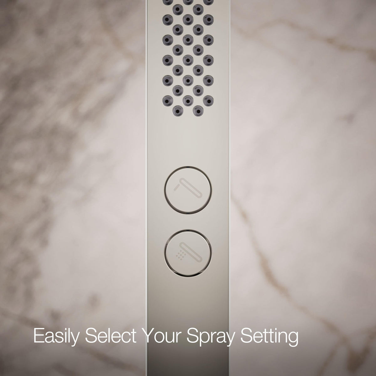Kohler 21336-SN Shift®+ Square two-function handshower, 2.5 gpm, Vibrant Polished Nickel