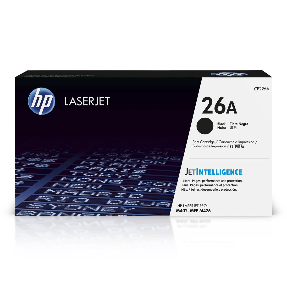 HP 26A Black Toner Cartridge | Works with HP LaserJet Pro M402 Series, HP LaserJet Pro MFP M426 Series | CF226A