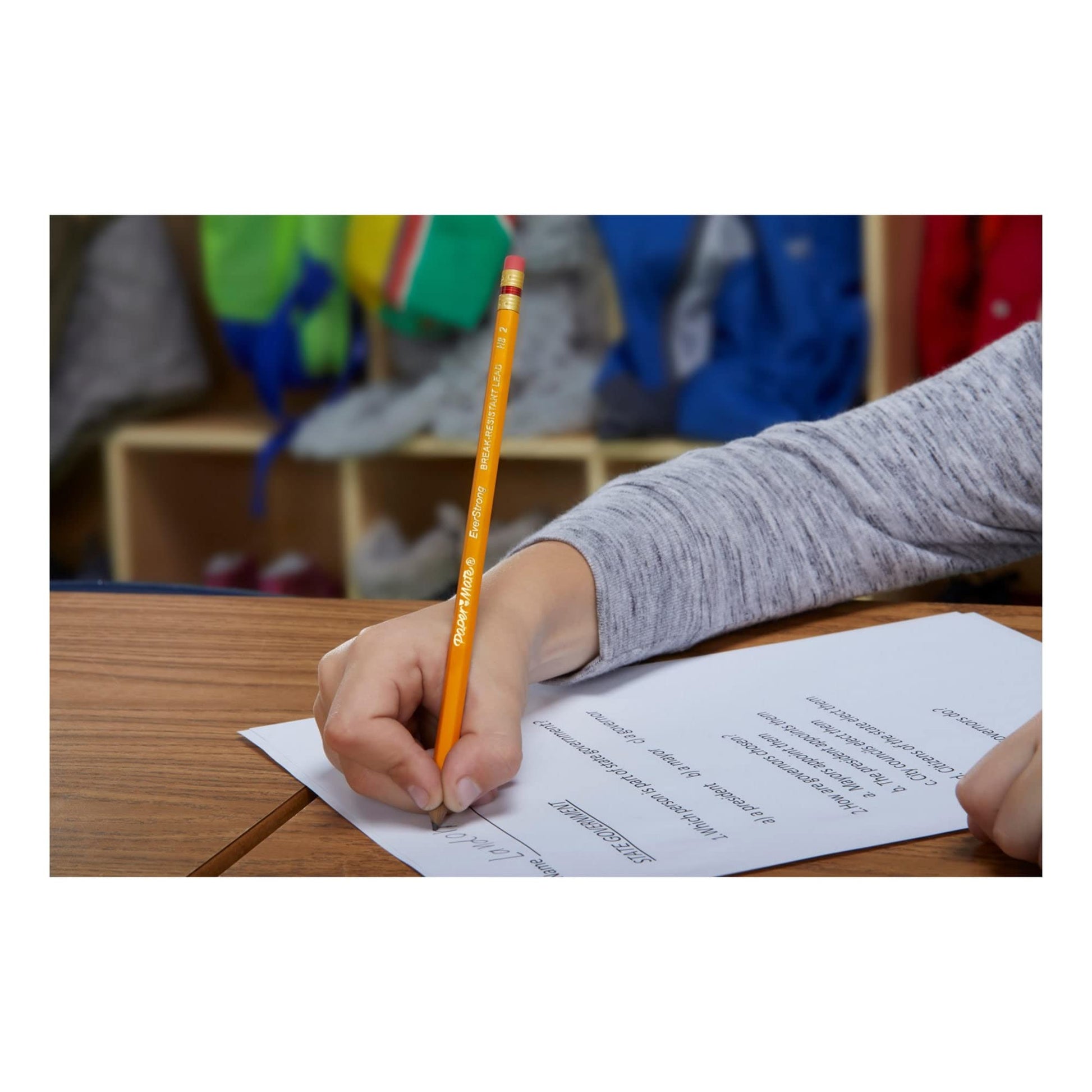 Paper Mate® Everstrong Break-Resistant Pencils, #2 HB Lead, Pack Of 12 Pencils