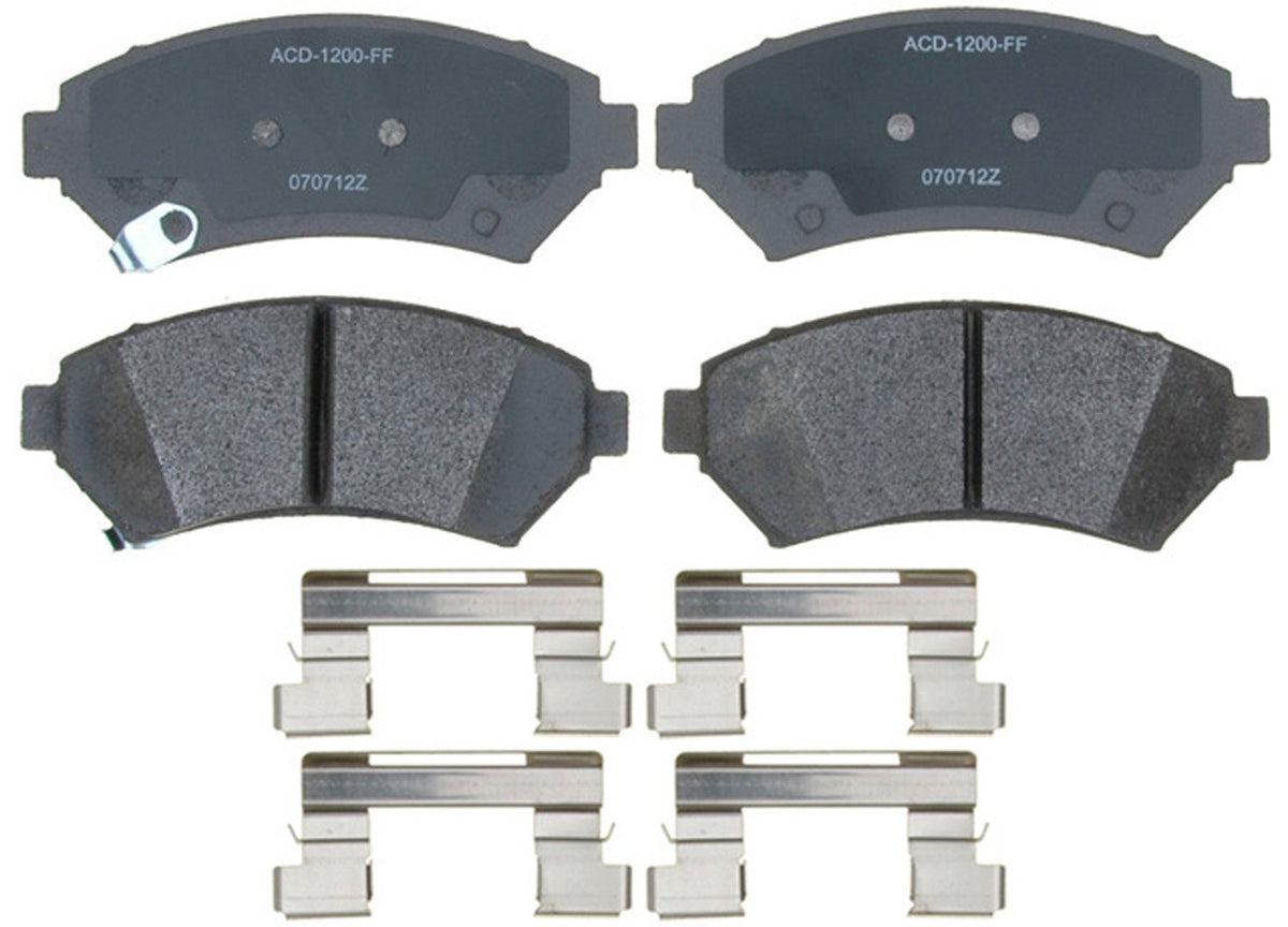 ACDelco Silver 14D699MH Semi-Metallic Front Disc Brake Pad Set