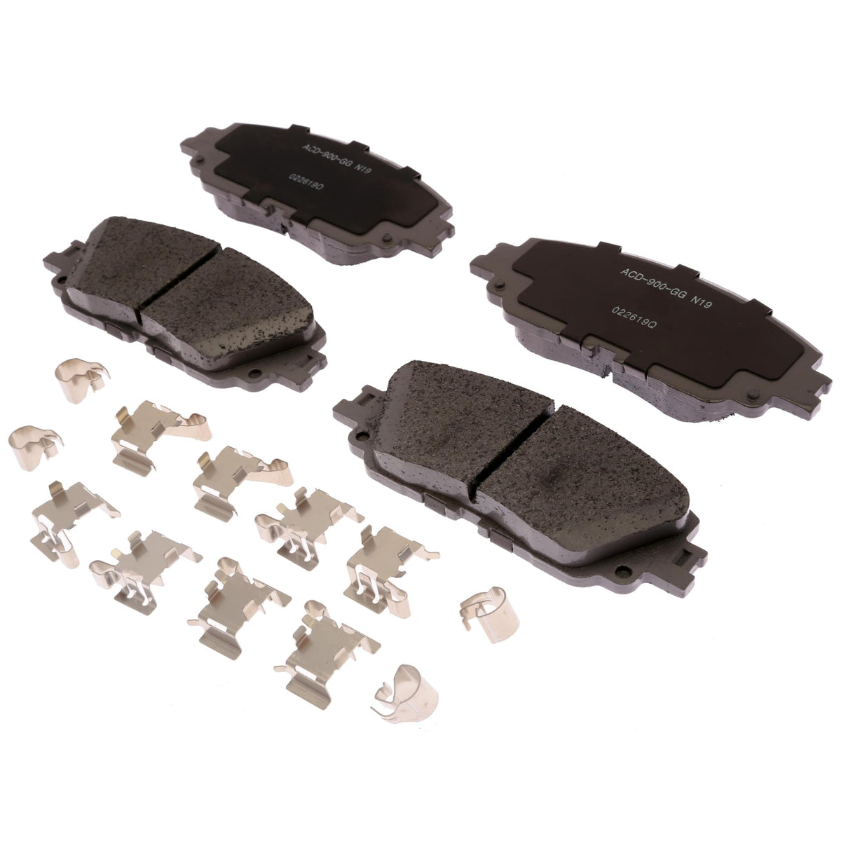 ACDelco Silver 14D2076CH Ceramic Front Disc Brake Pad Set