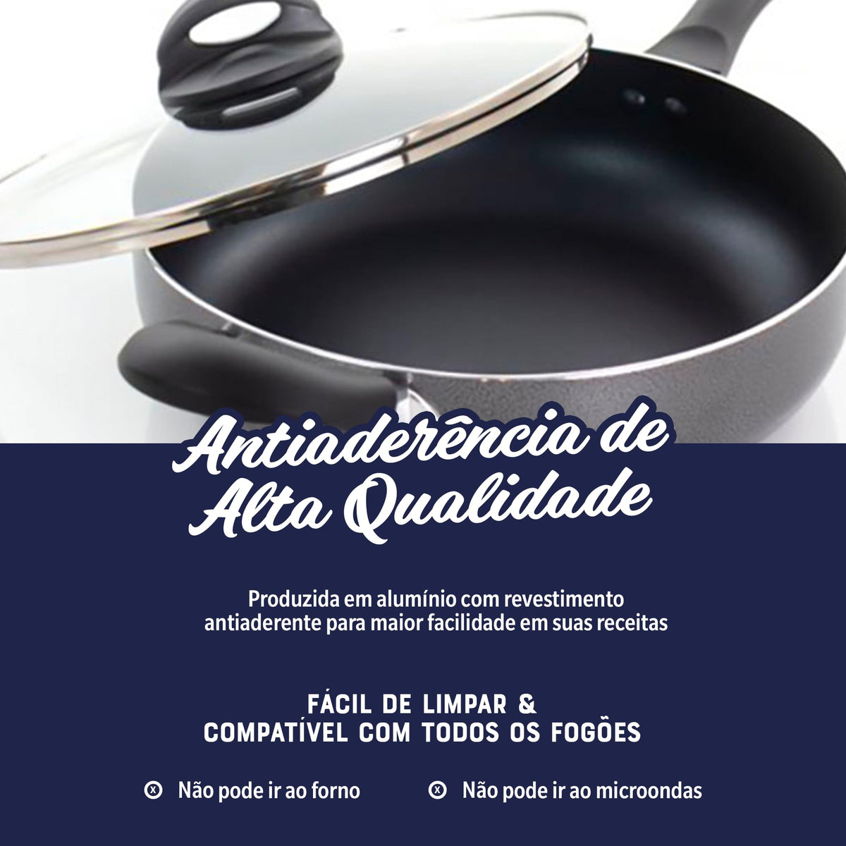 Oster Clairborne Saute Pan, 10.25-Inch, Black