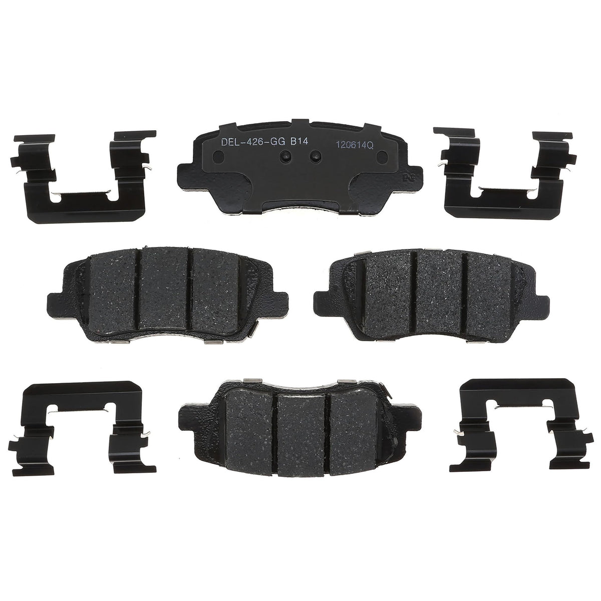 ACDelco Gold 17D1659CH Ceramic Rear Disc Brake Pad Set