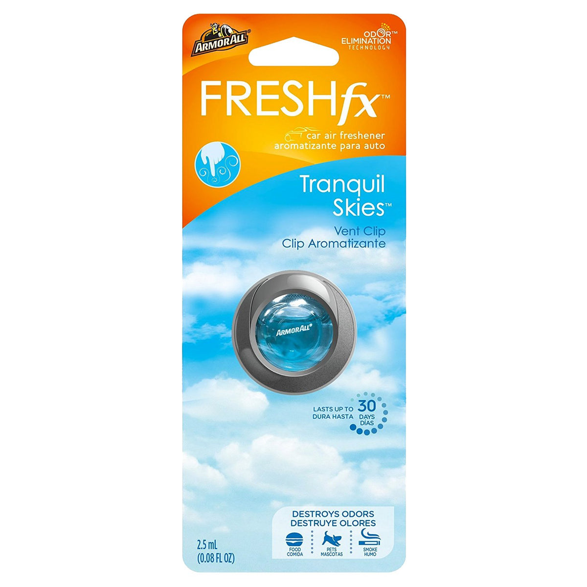 Armor All FRESHfx Car Air Freshener Vent Clip: Long-Lasting Fragrance for a Refreshed Driving Experience