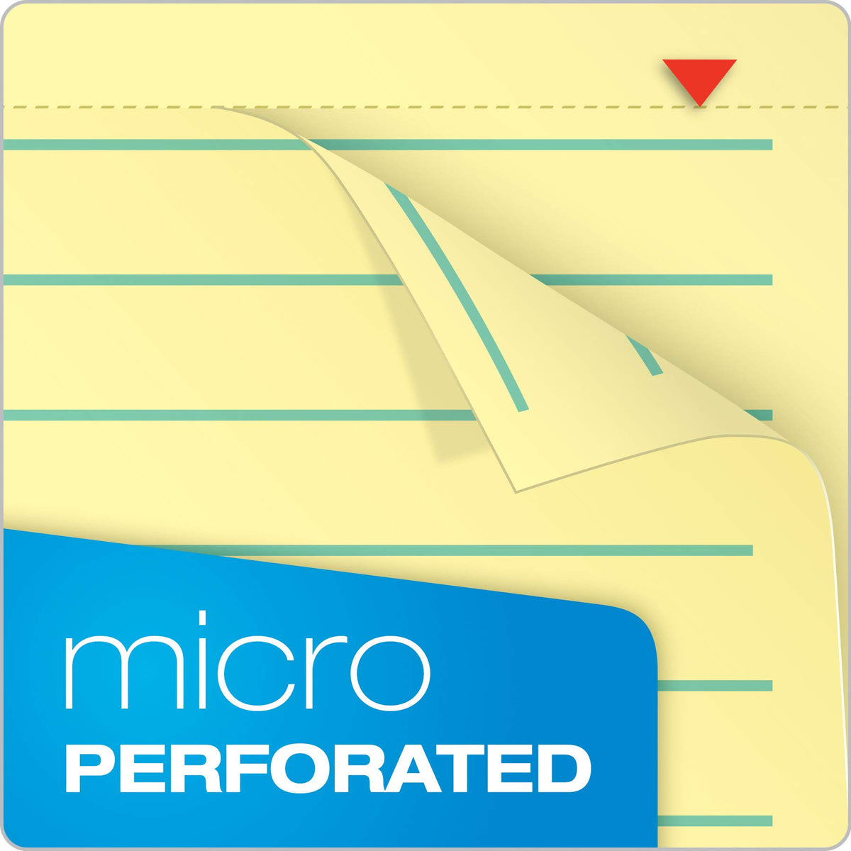 TOPS Docket Steno Book, 6" x 9", Gregg Rule, Canary Paper, 100 Sheets (63851)