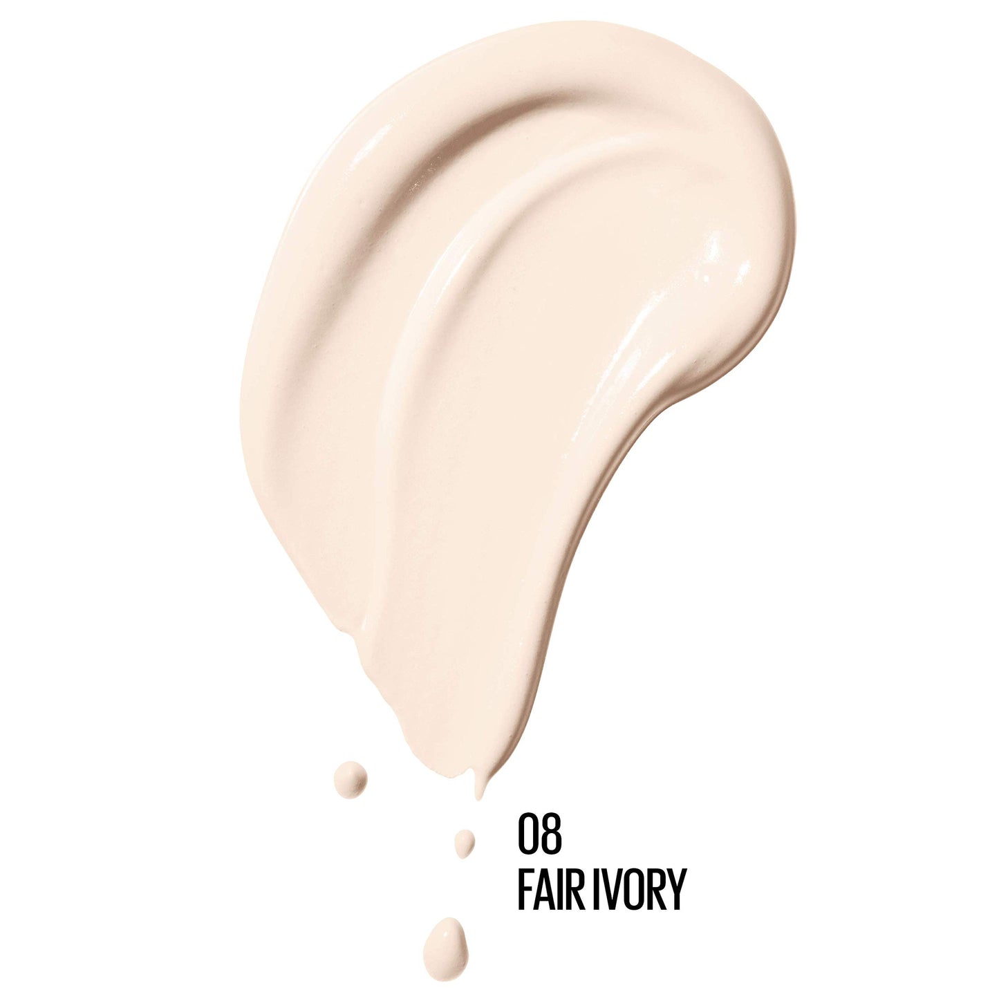 Maybelline Dream Radiant Liquid Medium Coverage Hydrating Makeup, Lightweight Liquid Foundation, Fair Ivory, 1 Count