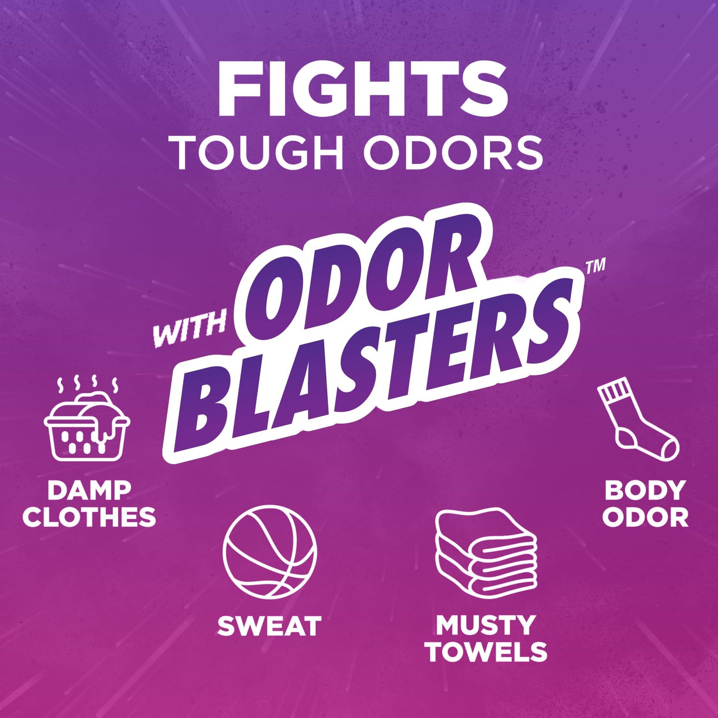 Arm & Hammer Odor Blaster In-Wash Scent Booster - Fresh Burst, 24 oz, Pack of 4