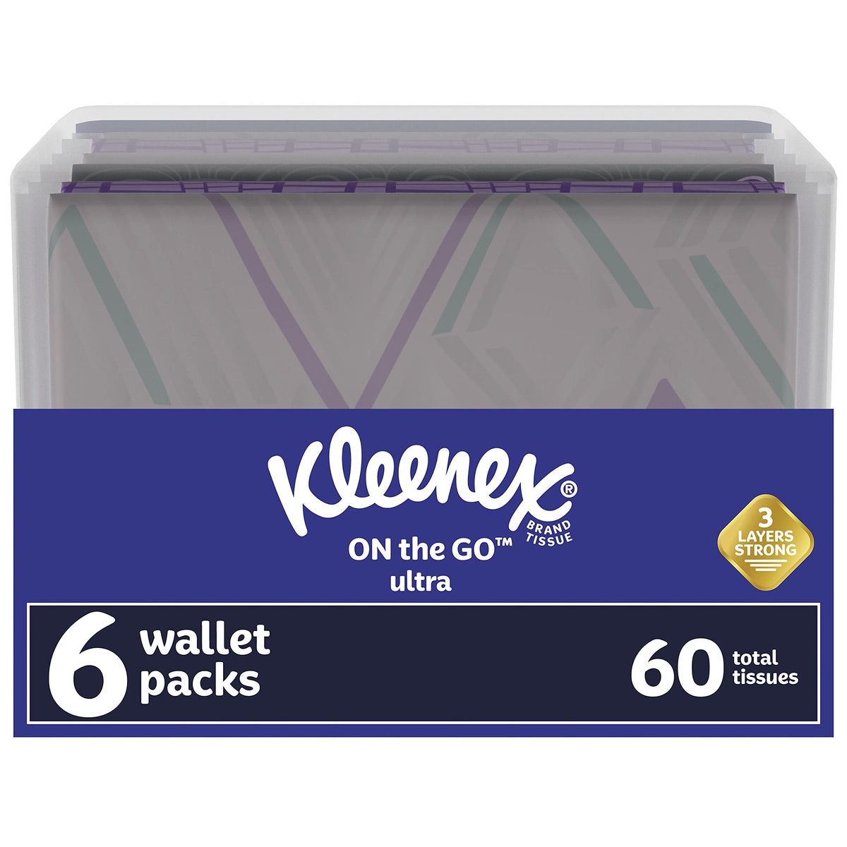 Kleenex Everyday Tissues Wallet - 6 10-count packs