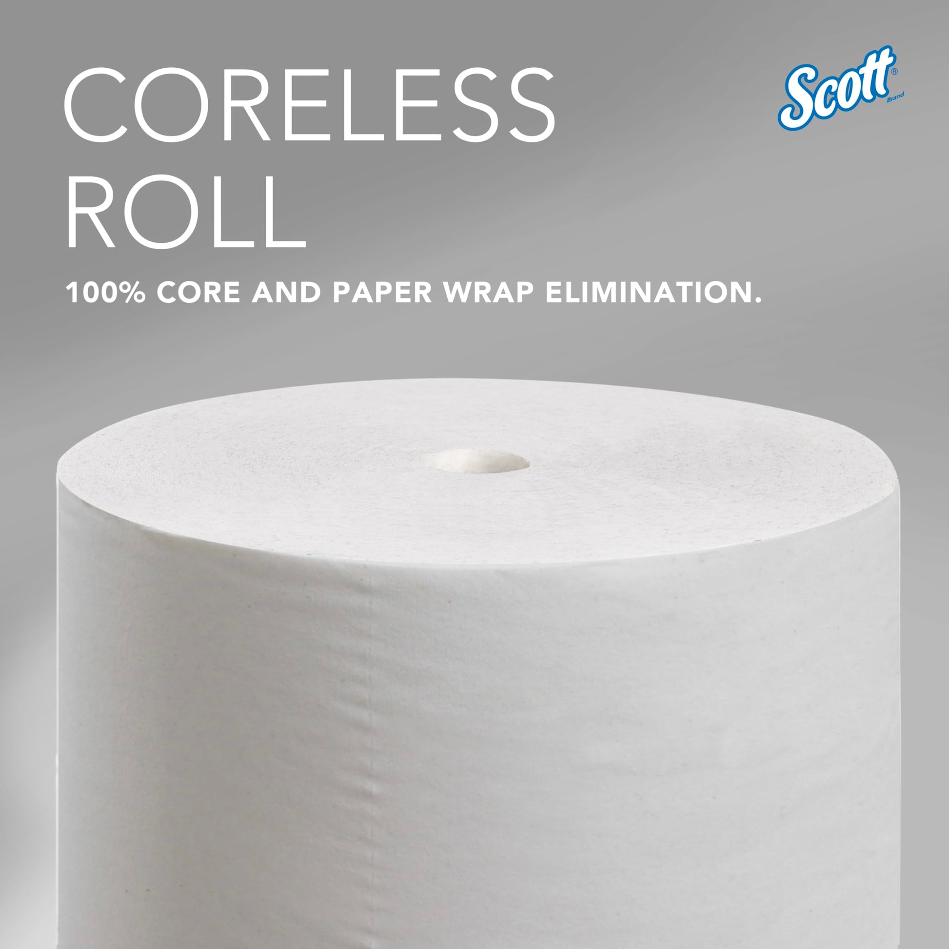 ScottÂ® Essential Coreless High-Capacity Standard Roll Bulk Toilet Paper (04007), 2-Ply, White (1,000 Sheets/Roll, 36 Rolls/Case, 36,000 Sheets/Case)