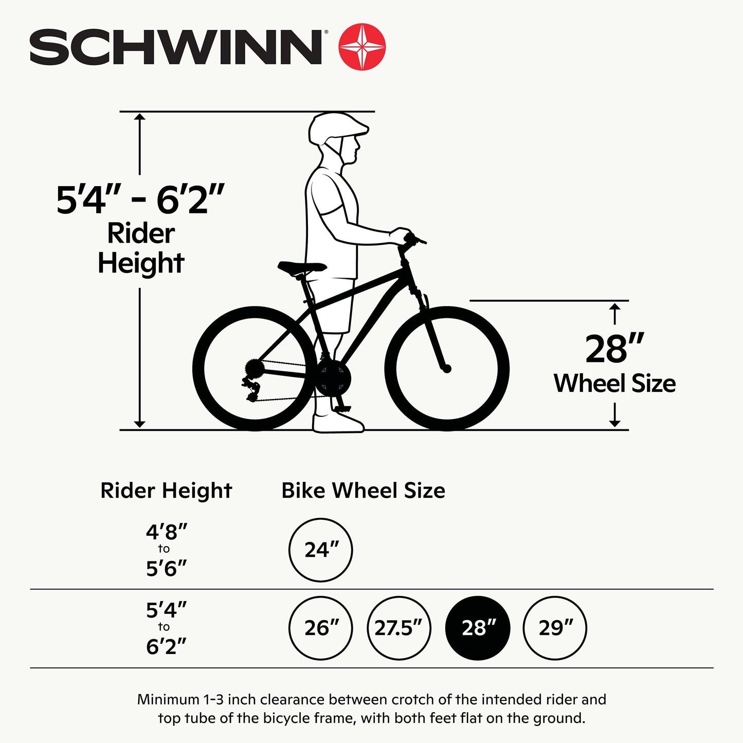 Schwinn Discover 2 Adult Hybrid Bike for Men and Women, 700c Wheels, 21-Speeds, 17-Inch Step-Over Frame, Front and Rear Fenders, Rear Cargo Rack, Black