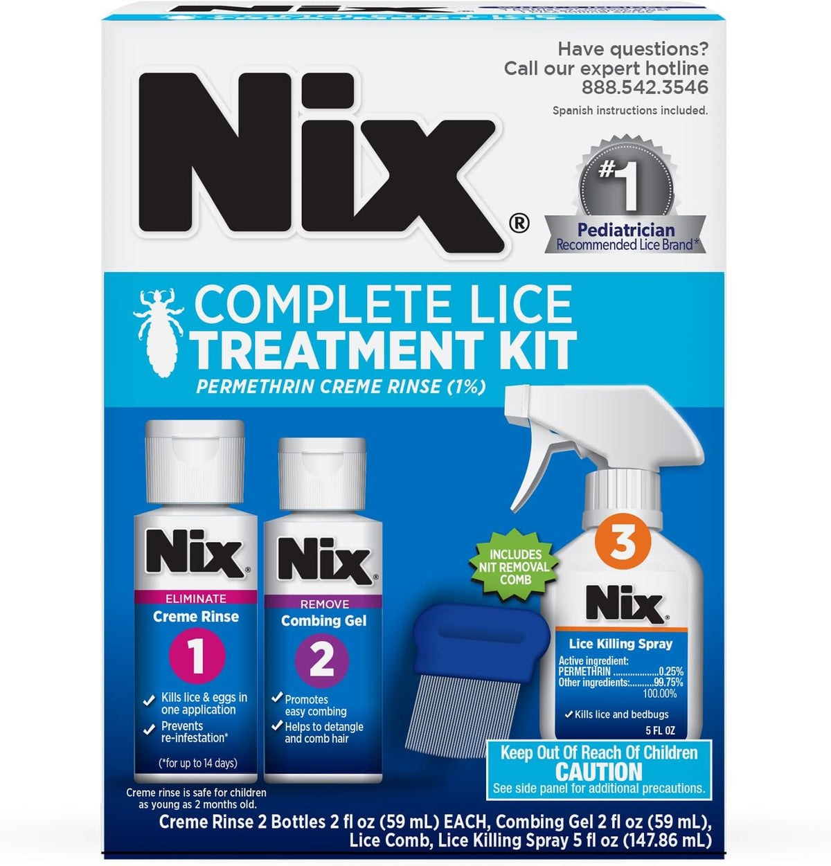 Nix Complete 2 oz M/s Lice product image 1