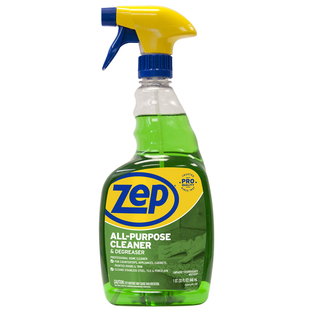 Zep All-Purpose Cleaner and Degreaser 32 oz ZUALL32 (Pack of 2) Cleans Almost Every Surface