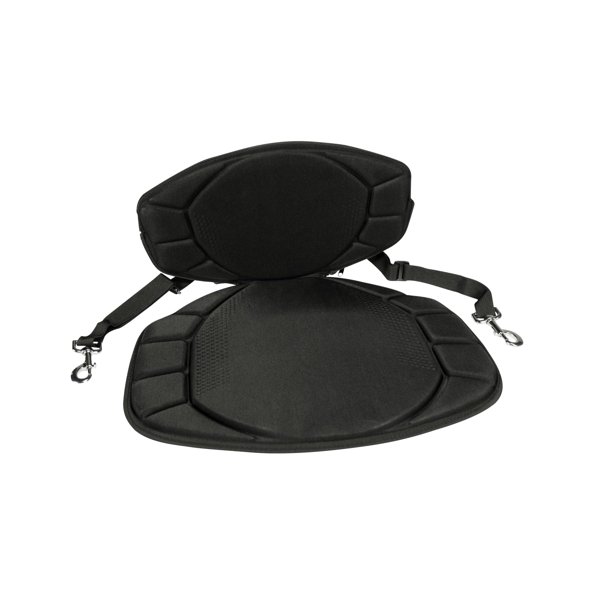 Pelican Boats - Sit-on-top Kayak or SUP Seat â€“ PS0480-3 - Universal Fit Water Repellent Cushion with Back Support, Black