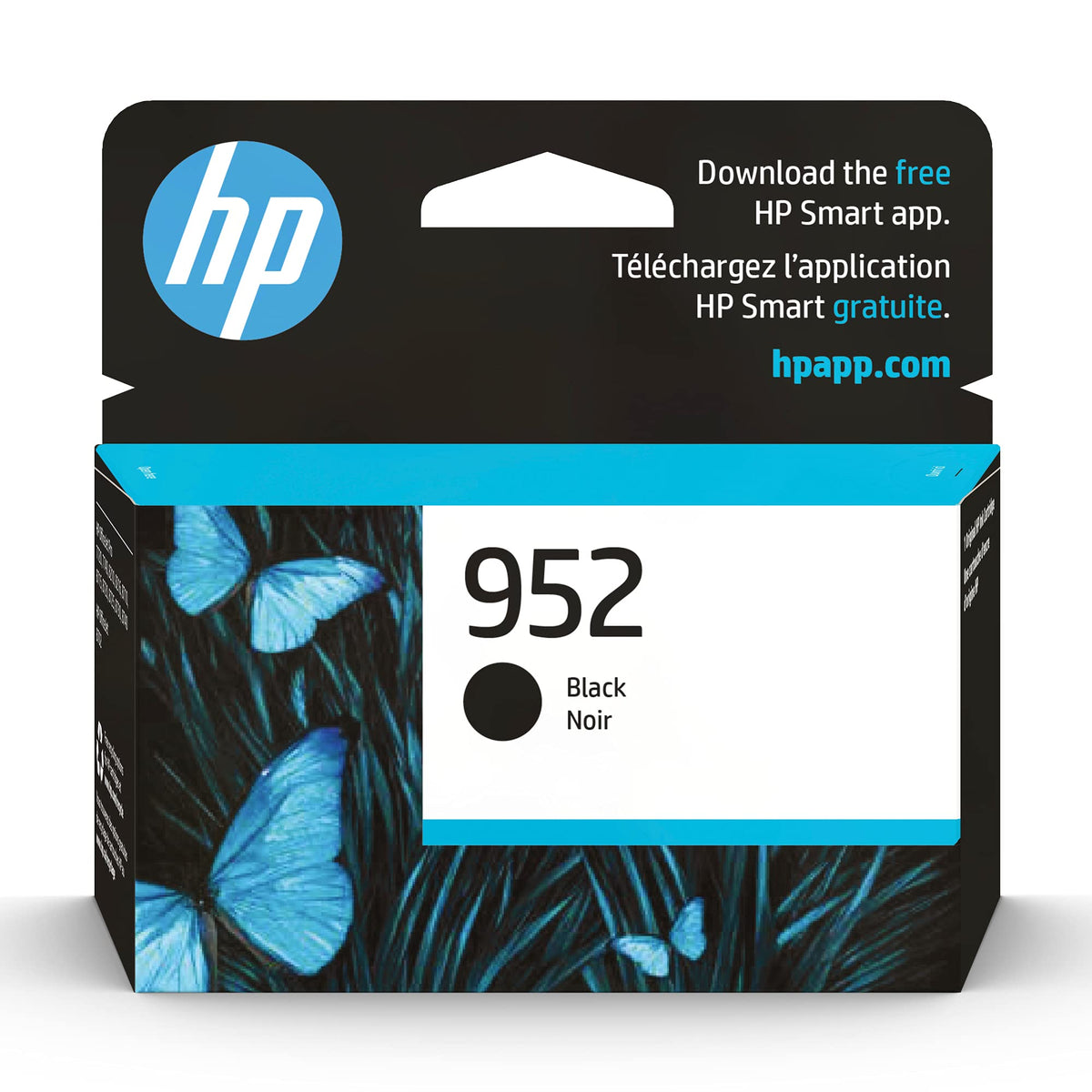 HP 952 Black Ink Cartridge | Works with HP OfficeJet 8702, HP OfficeJet Pro 7720, 7740, 8210, 8710, 8720, 8730, 8740 Series | Eligible for Instant Ink | F6U15AN