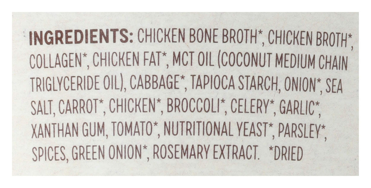 Power Provisions Chicken Vegetable Bone Broth Soup, 1.2 OZ