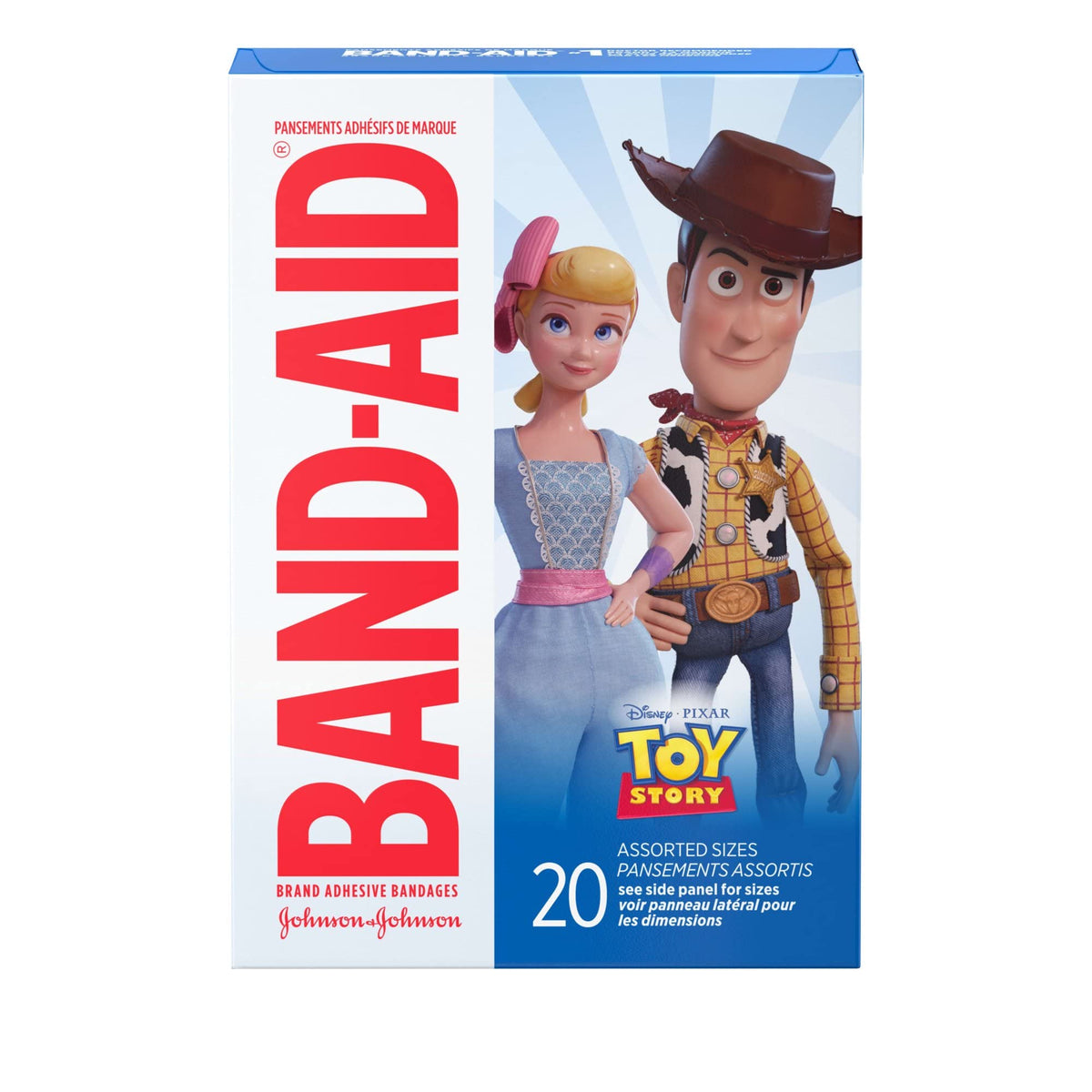 Band-Aid Disney/Pixar Toy Story 4 Assorted Sizes Adhesive Bandages (Pack of 2)