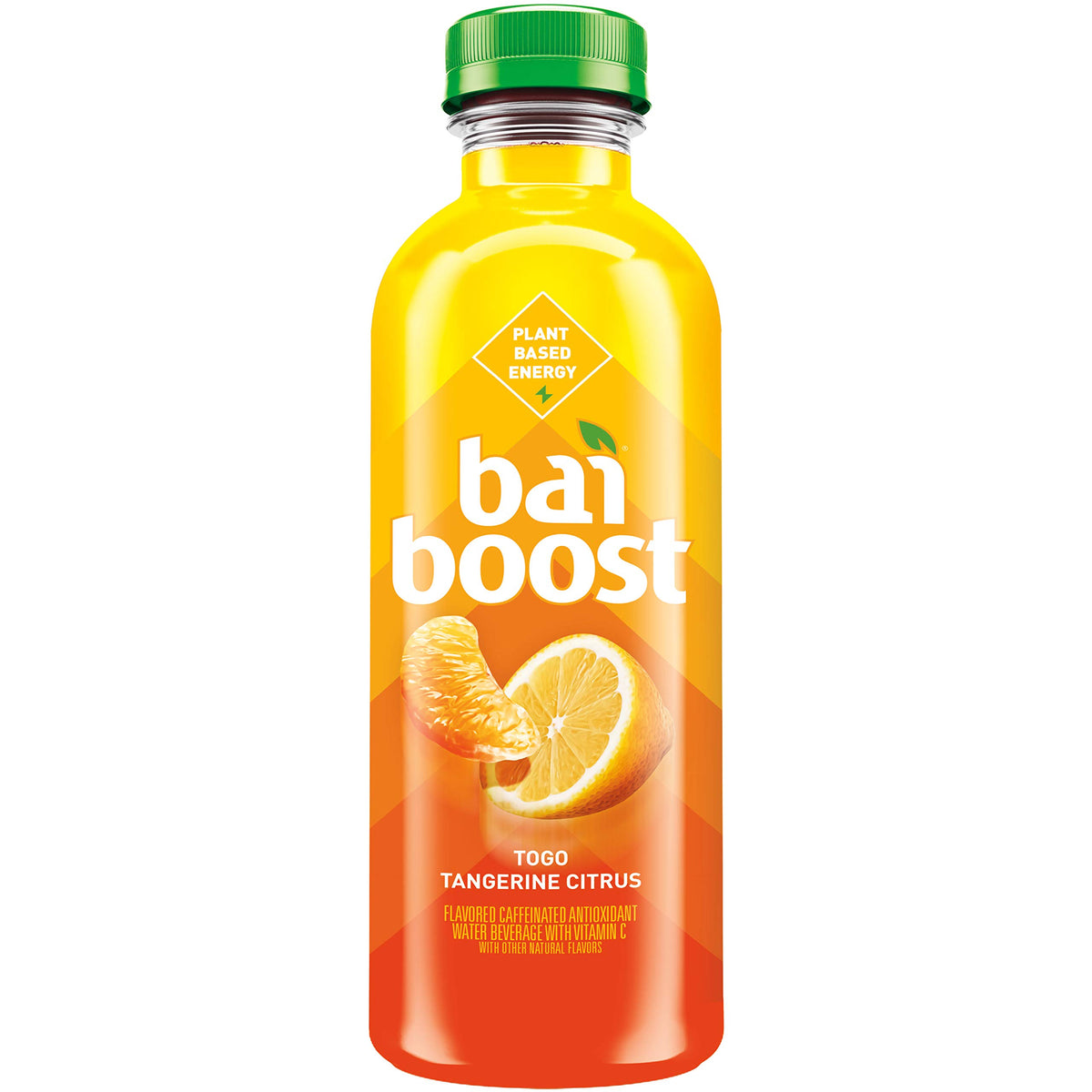 Bai Boost Togo Tangerine Citrus, Antioxidant Infused Beverage, 18 fl oz bottle (Pack of 12)