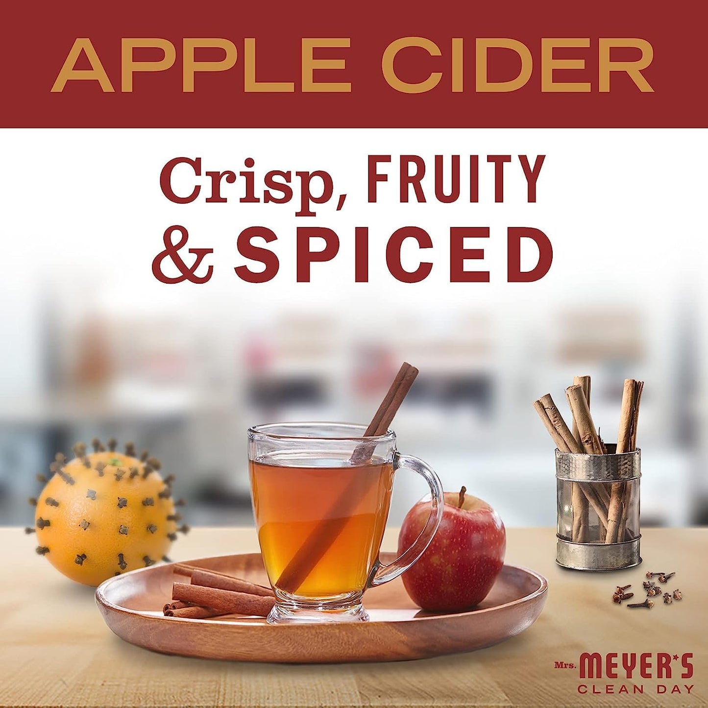 MRS. MEYER'S CLEAN DAY Acorn Spice + Apple Cider Variety, 1 Mrs. Meyer's Multi-Surface Cleaner, 16 OZ, 1 Mrs. Meyer's Multi-Surface Cleaner, 16 OZ, 1 CT Acorn Spice + Apple Cider