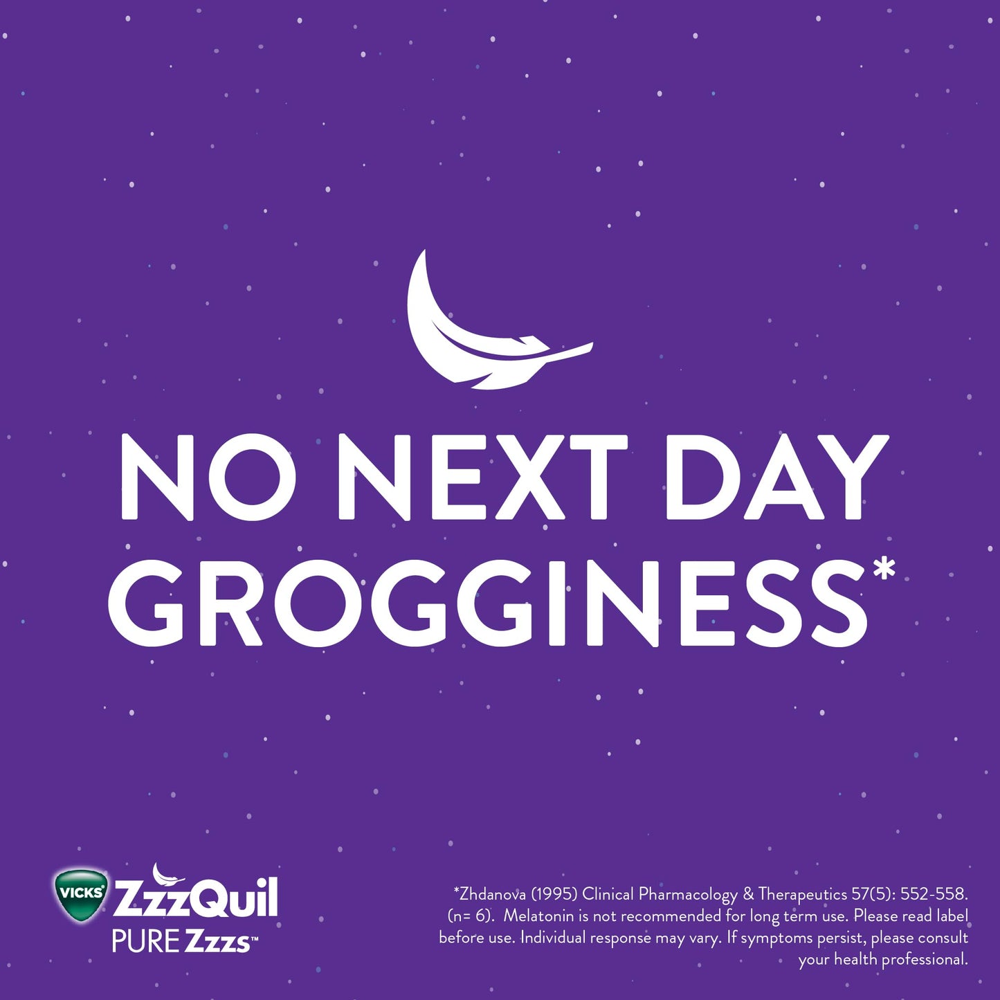 ZzzQuil PURE Zzzs Melatonin Sleep Aid Gummies, Helps You Fall Asleep Naturally, Wildberry Vanilla Flavor, Chamomile Lavender & Valerian Root, 1mg per gummy, 24 Count
