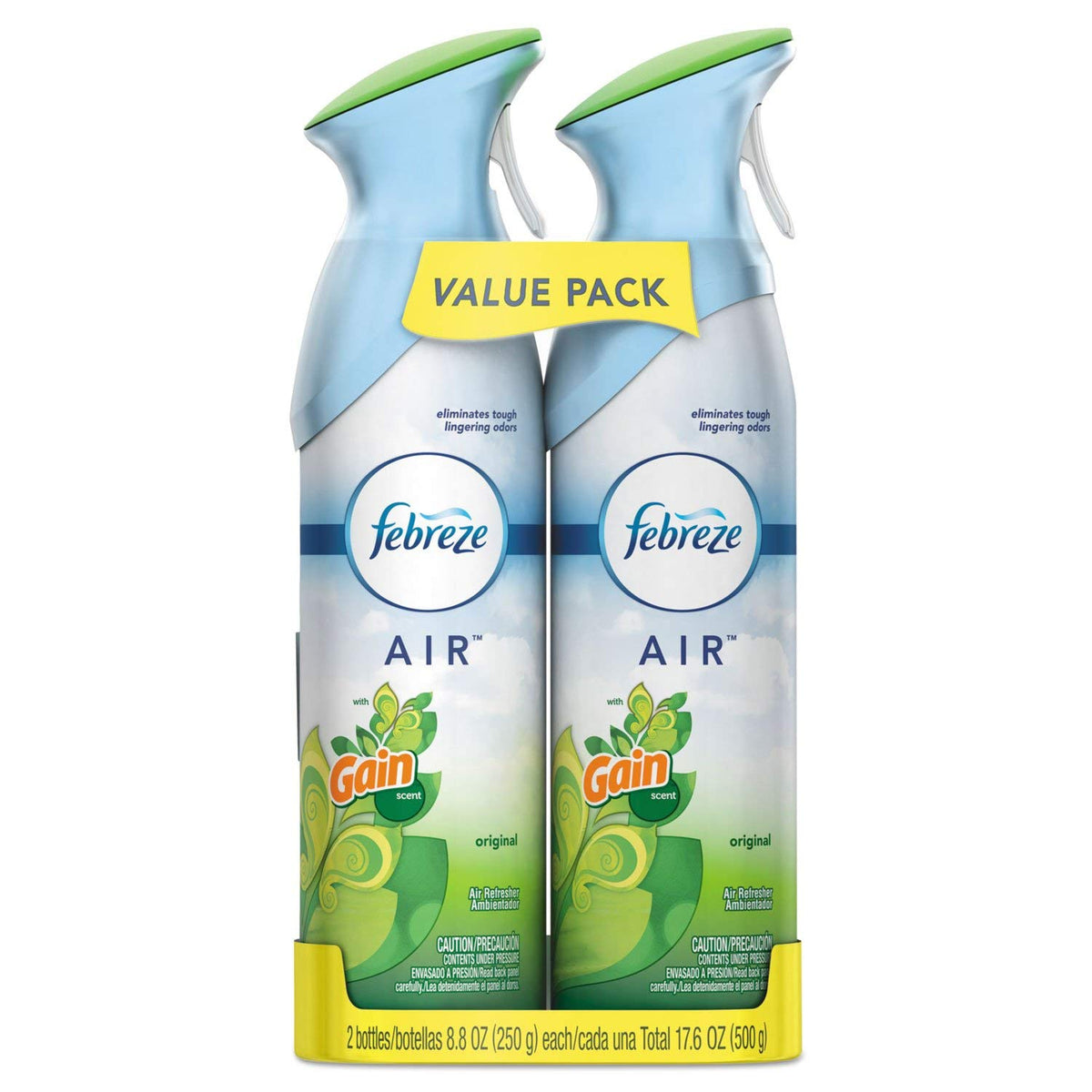 Febreze AIR, Gain Original, 8. 8 oz Aerosol, 2/Pack, 6 Pack/Carton
