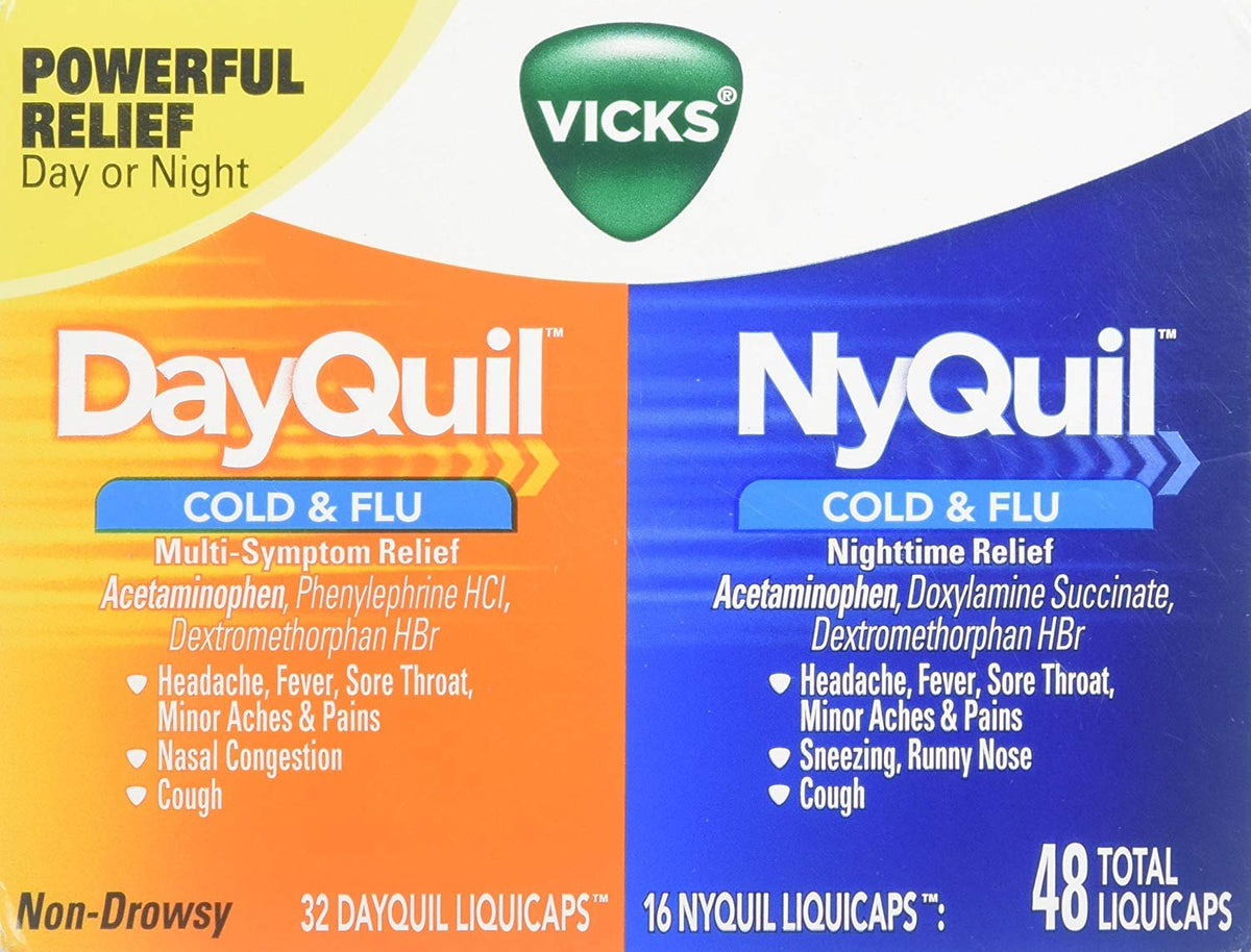 Vicks DayQuil & NyQuil Cold & Flu Combo Pack LiquiCaps Combo Pack