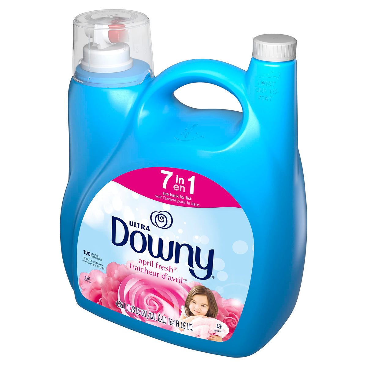 Downy April Fresh Liquid Fabric Conditioner (Fabric Softener), 164 fl oz, 190 loads