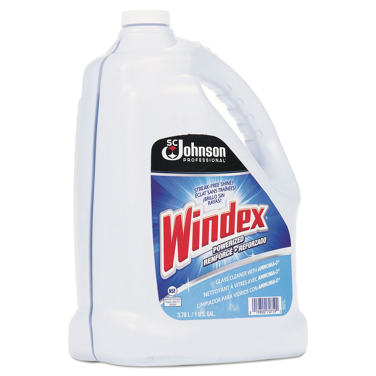 Powerized Formula Glass & Surface Cleaner, 1gal Bottle, 1Each
