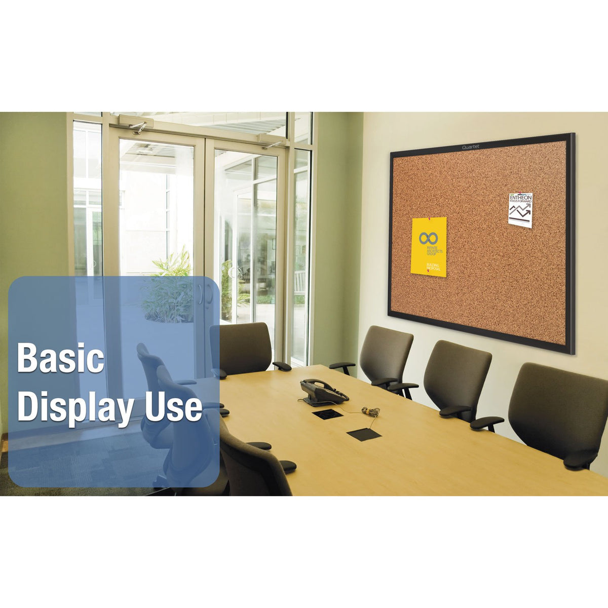 Quartet® Classic Cork Bulletin Board