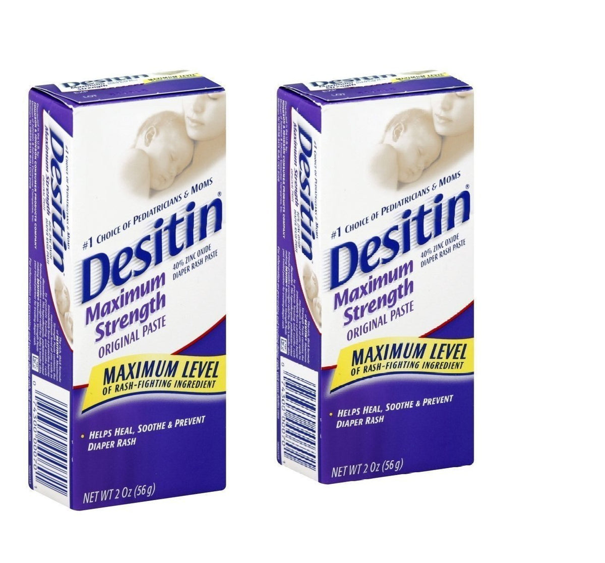 Desitin Original Diaper Rash Ointment Original 2 oz (Pack of 2) – MISAF INC
