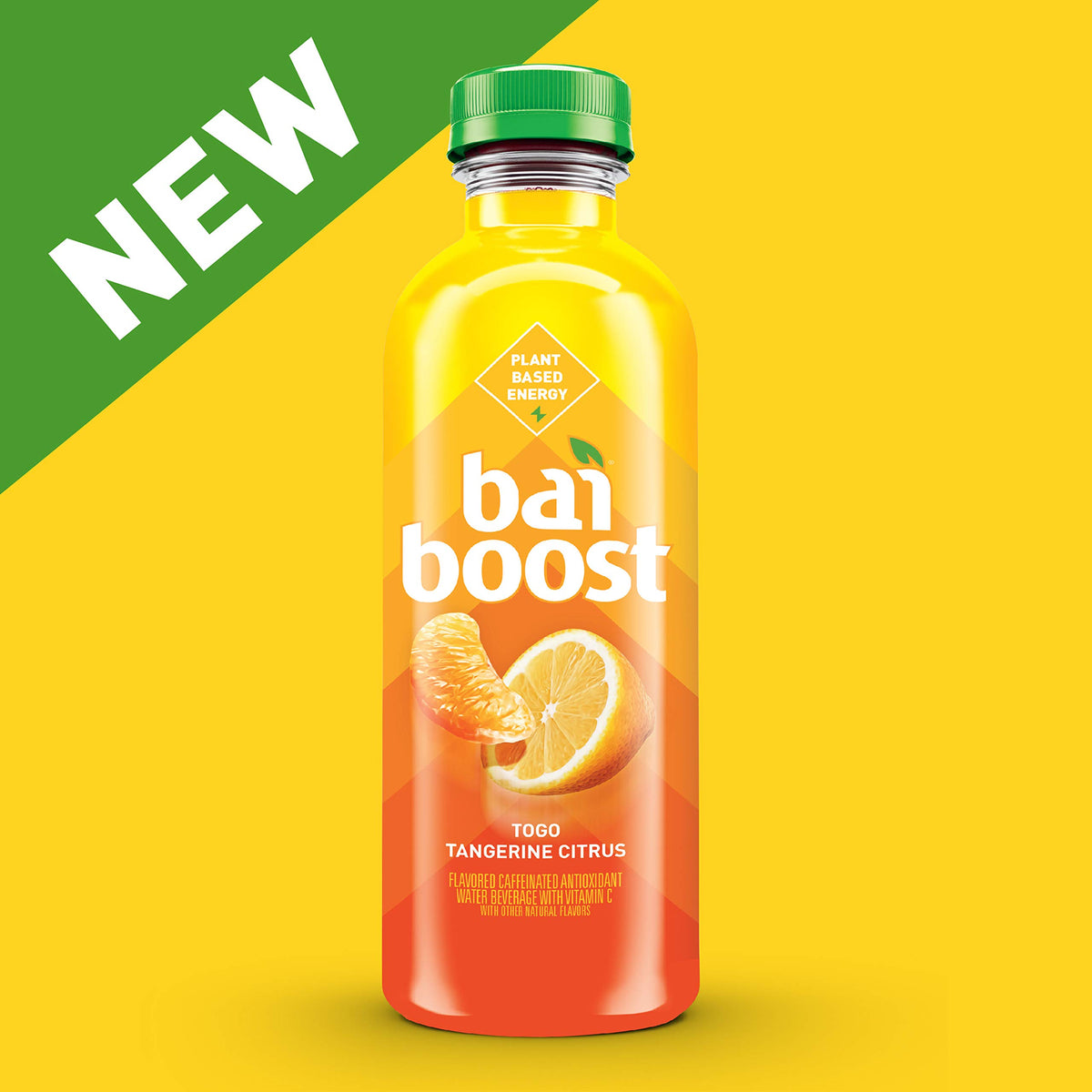 Bai Boost Togo Tangerine Citrus, Antioxidant Infused Beverage, 18 fl oz bottle (Pack of 12)