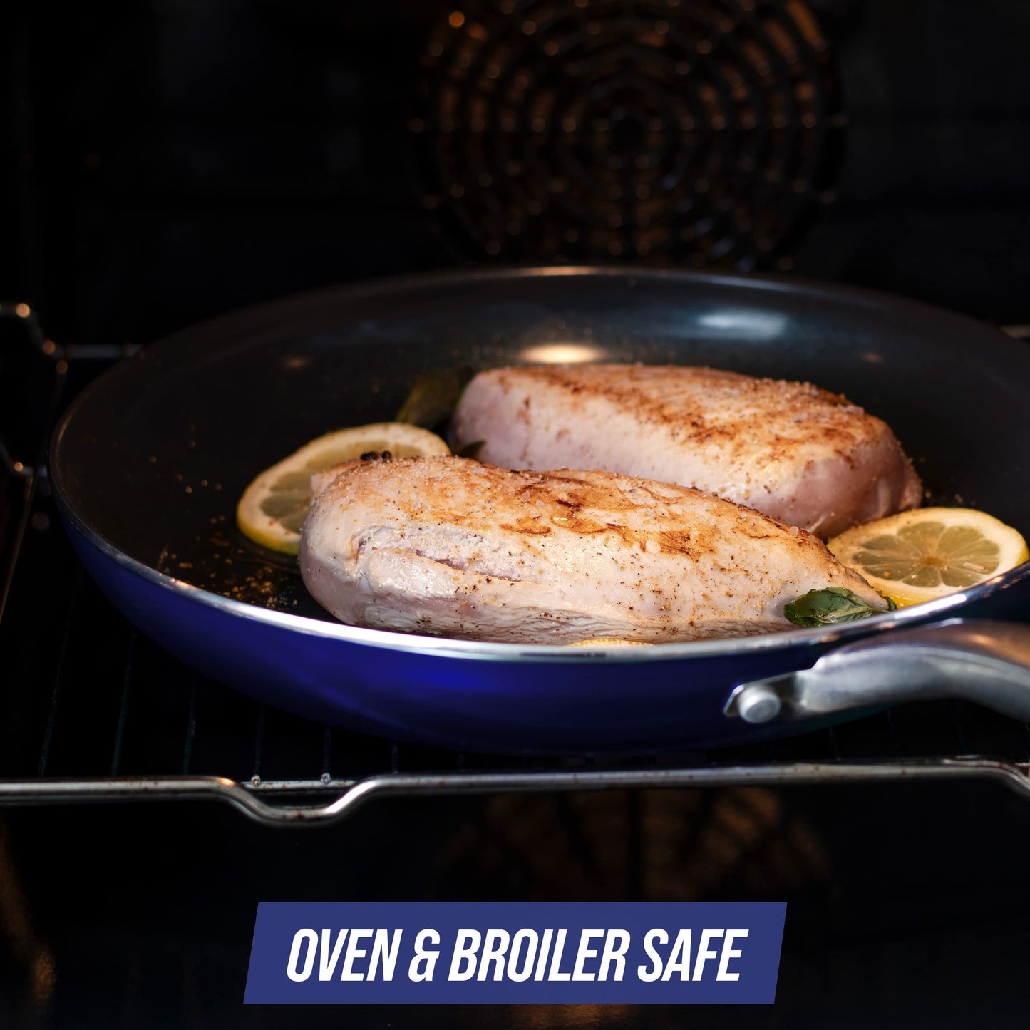 Blue Diamond Non-Stick 24 cm Frying Pan, Aluminium
