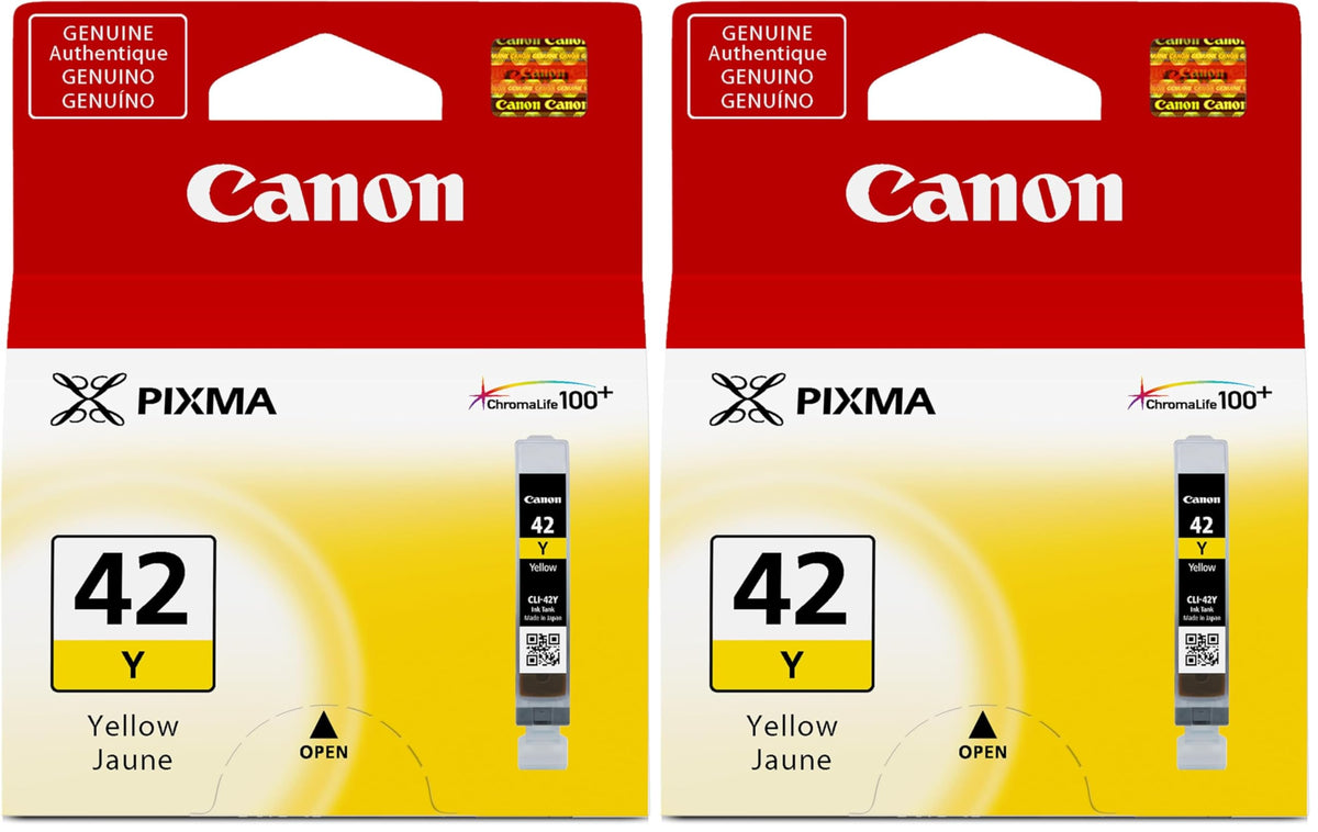 Canon CLI-42 Y Yellow (Pack of 2)